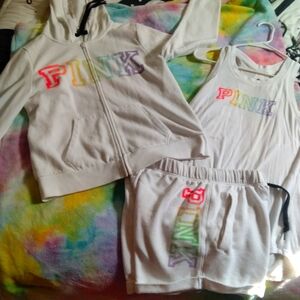 Victoria's secret pink three piece set